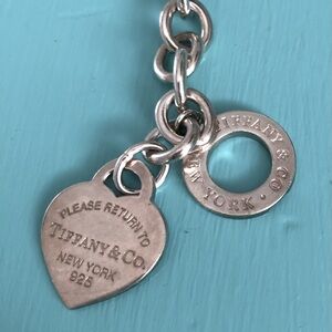 Tiffany & Company sterling silver necklace- “please return to Tiffany & Co. “